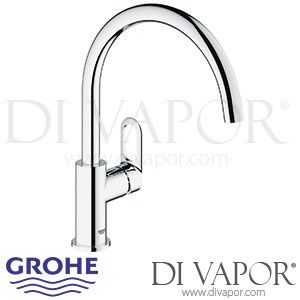 Grohe Bauloop Single-Lever Kitchen Sink Mixer - 2012 to 2018 - Tap Spare Parts 31368000 GEN1